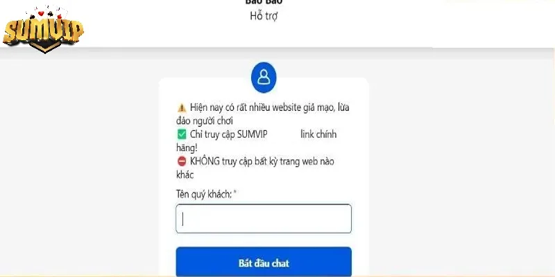 Liên hệ SUMVIP qua Live Chat Liên hệ SUMVIP qua Live Chat